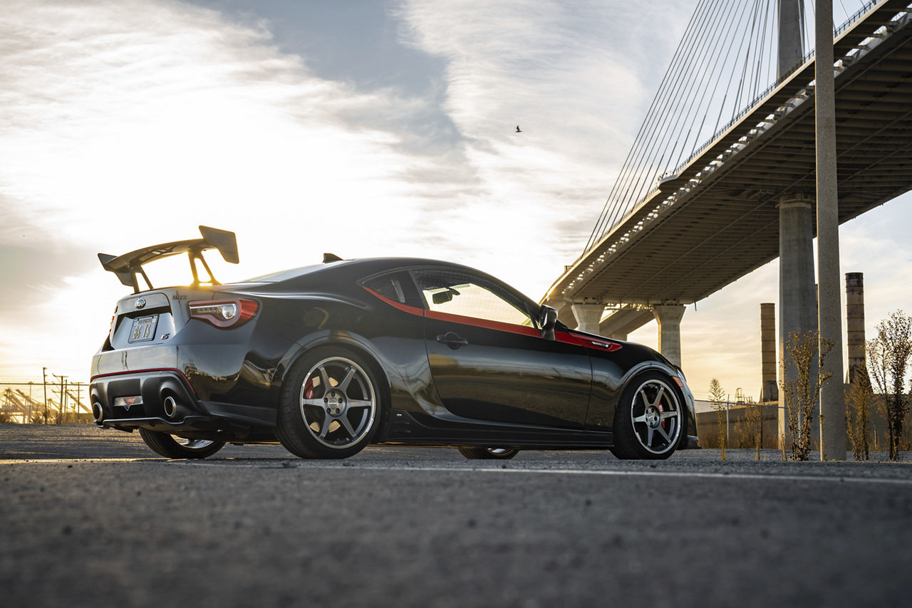 2018 Subaru BRZ tS - Motegi MR160 BATTLE VI - Gray | Motegi Wheels